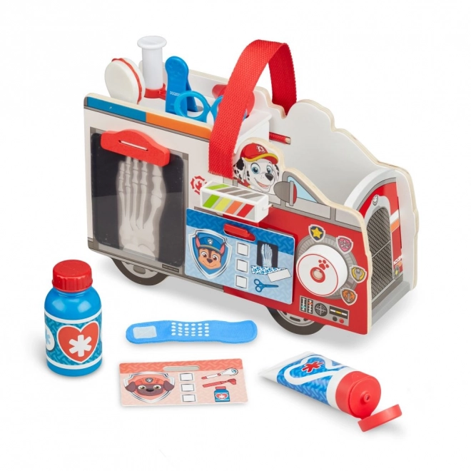 Veicolo di soccorso in legno di Paw Patrol