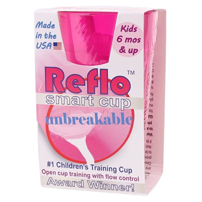 Tazza da allenamento infrangibile rosa per bambini