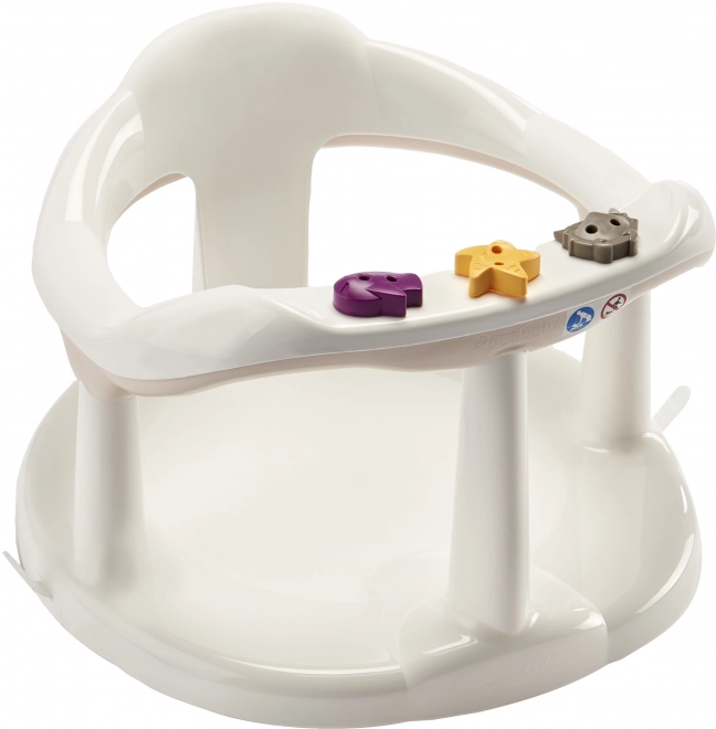 Sedile da bagno per bambini Aquababy, bianco sporco