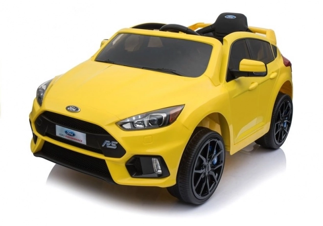 Auto elettrico bambini Ford Focus RS giallo