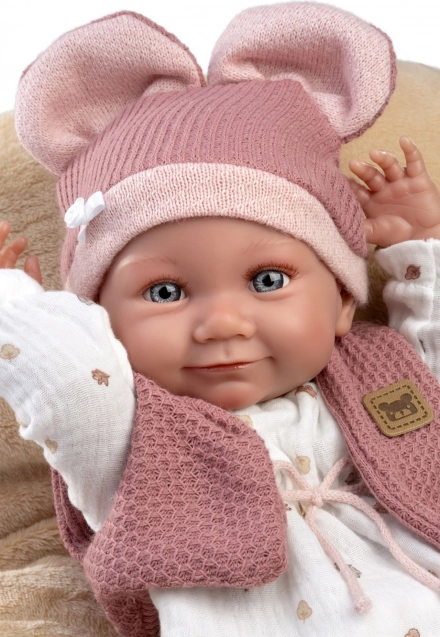 Bambola realistica neonata Llorens NEW BORN bambina 40 cm