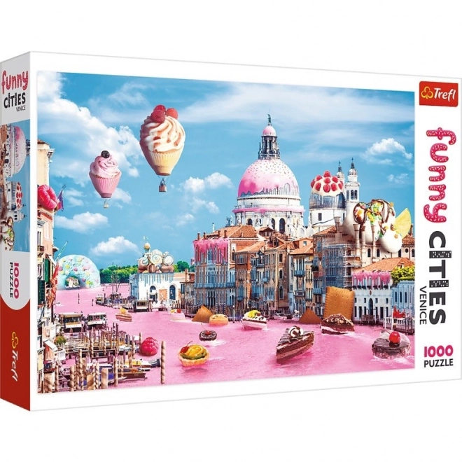 Puzzle Città Divertenti: Dolci Venezia 1000 Pezzi