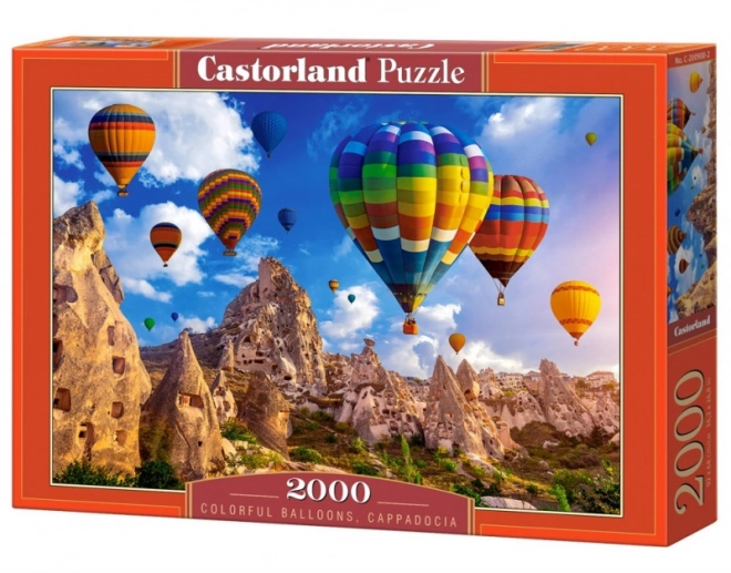 Puzzle 2000 pezzi mongolfiere colorate di Cappadocia