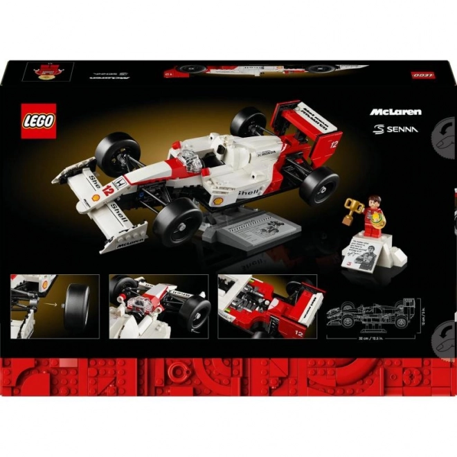 Replica LEGO Icons McLaren MP4/4 con Ayrton Senna