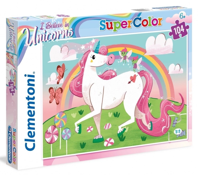 Puzzle brillante unicorni CLEMENTONI