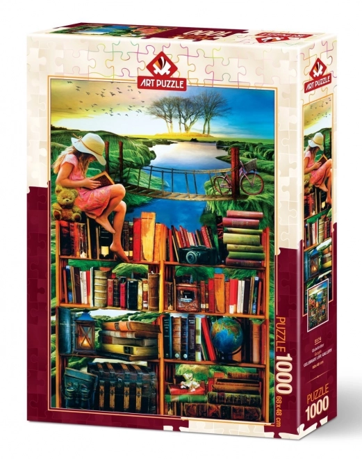 Puzzle Viaggiatrice 1000 pezzi