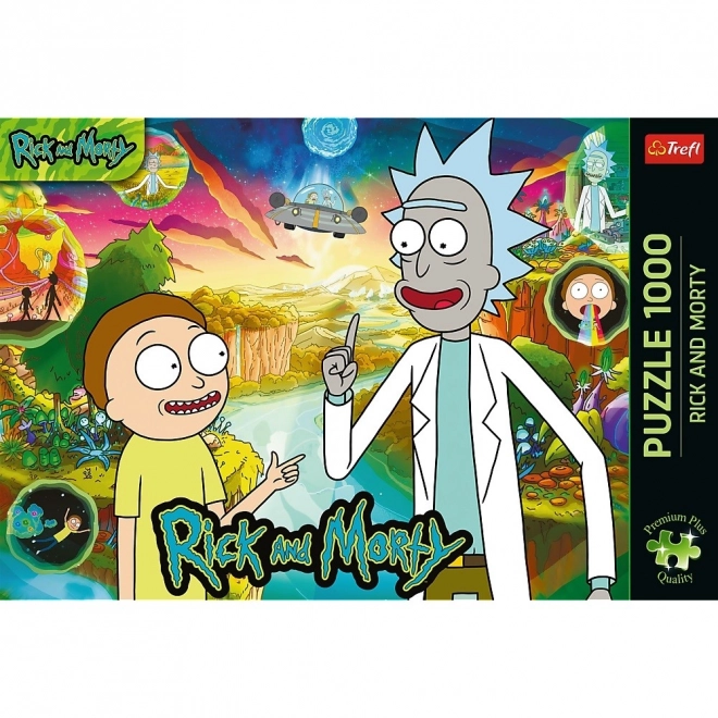 Puzzle TREFL Premium Plus: Rick e Morty 1000 pezzi