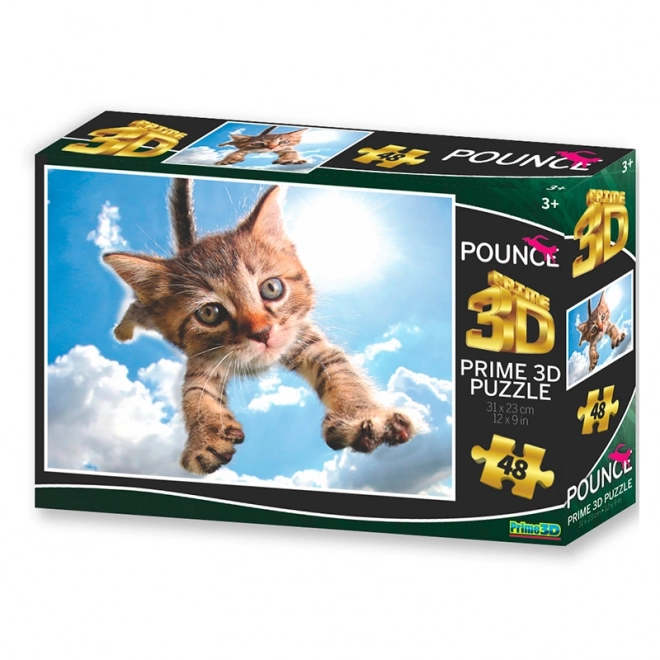 Puzzle 3D Gatto Magico 48 Pezzi