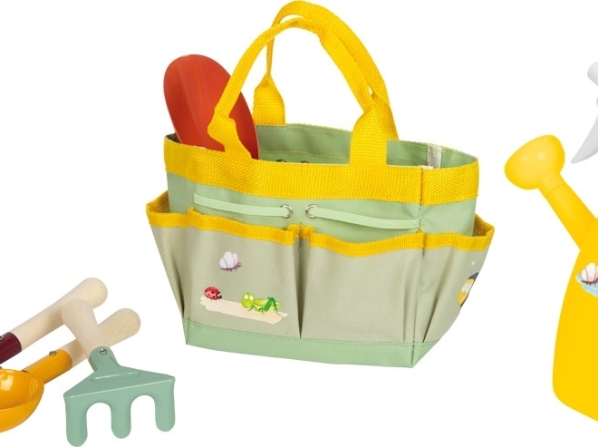 Set di attrezzi da giardino per bambini in borsa Tiny Garden