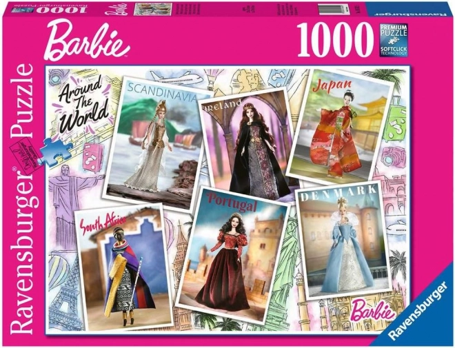 Puzzle Barbie Viaggio nel Mondo 1000 pezzi