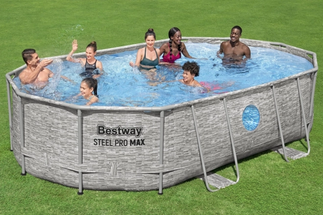 Piscina autoportante Bestway Power Steel Swim Vista 427 x 250 x 100 cm