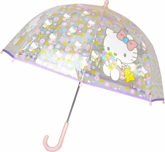 Ombrello trasparente Hello Kitty