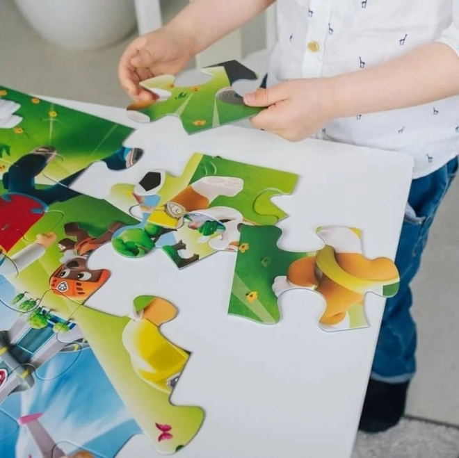 Puzzle doppio TREFL Paw Patrol: Chase, Marshall e Skye Baby Maxi