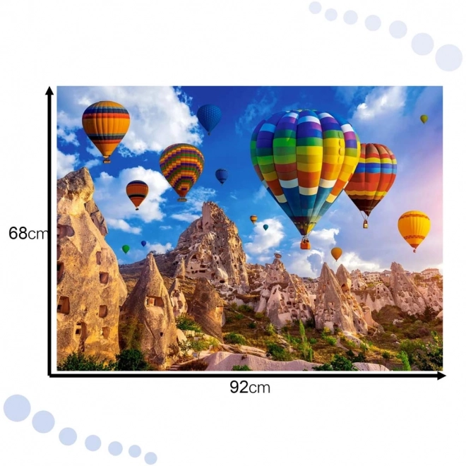 Puzzle 2000 pezzi mongolfiere colorate di Cappadocia