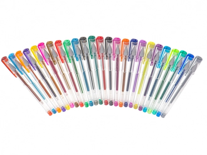 Set di penne gel glitter colorate 25 pezzi