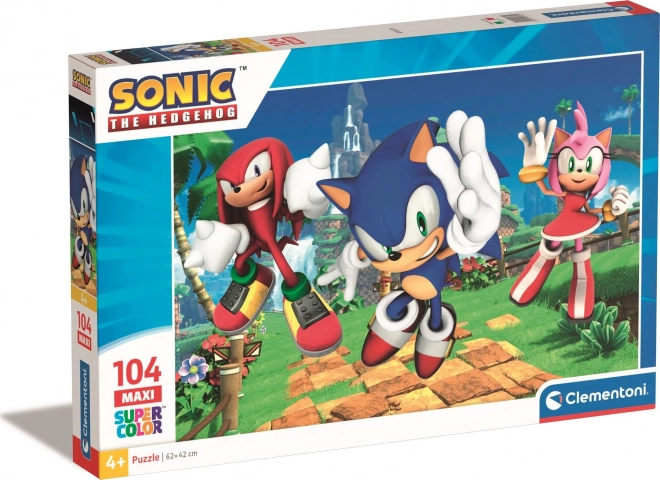 Puzzle 104 pezzi Maxi SONIC