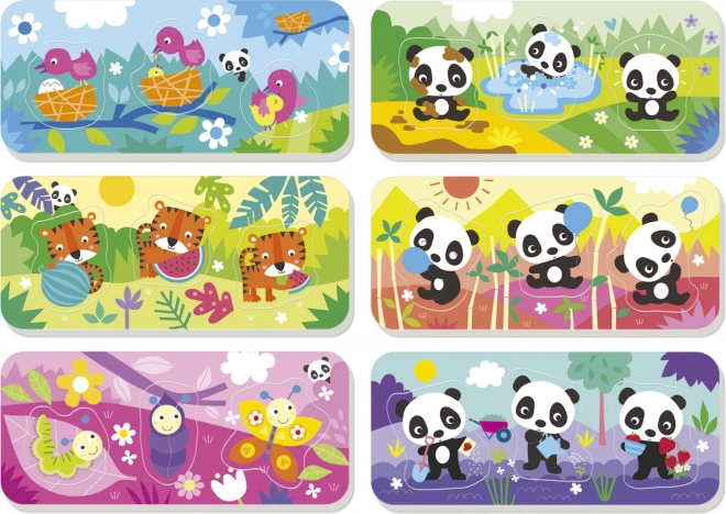 Puzzle Panda Bimba e Amici per Bambini