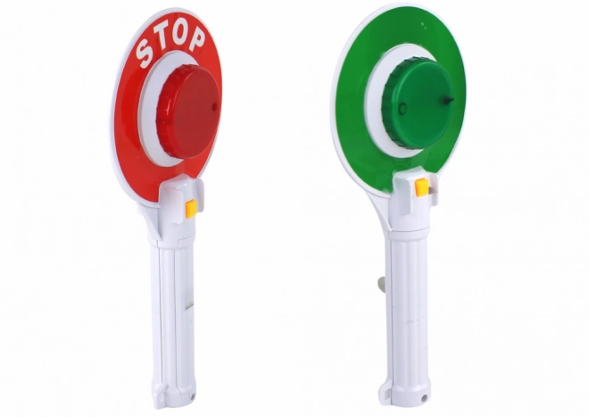 Paletta stradale giocattolo con luci STOP a led