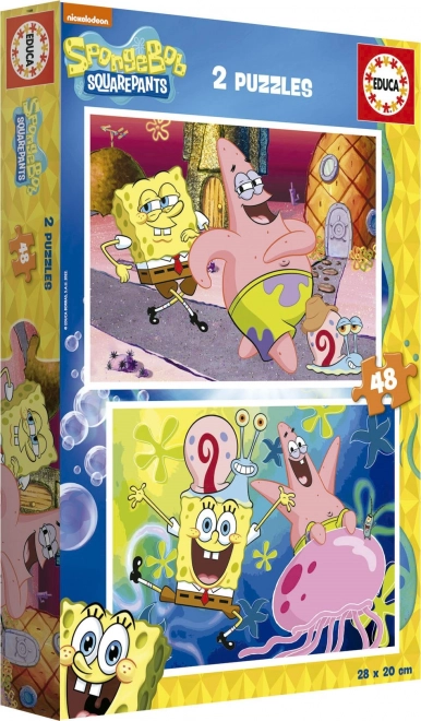 Puzzle Spongebob 2x48 pezzi