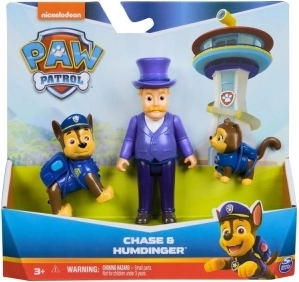 Set di personaggi PAW Patrol – Chase, il sindaco Humdinger e il gatto