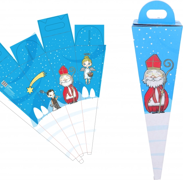 Cono San Nicola blu 50 cm