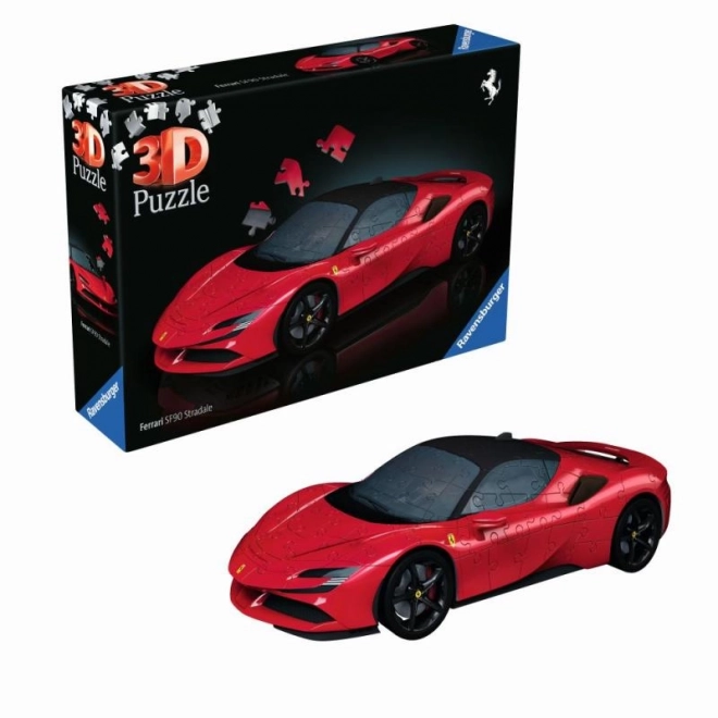 Modello Ferrari SF90 Stradale in puzzle