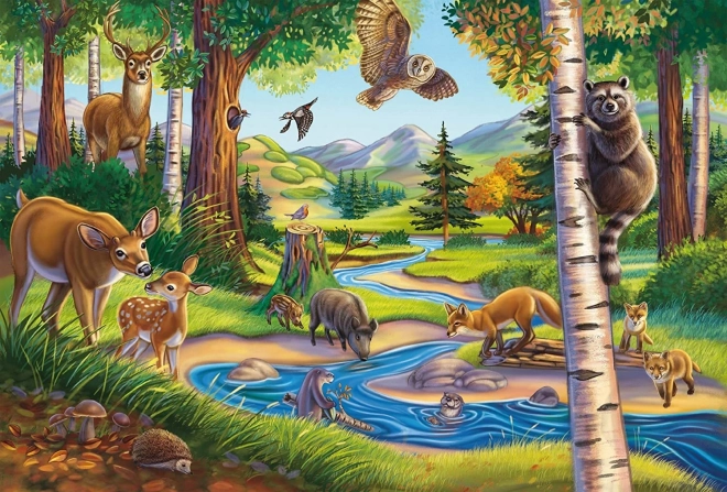 Puzzle I miei Animali Preferiti 3x48 Pezzi