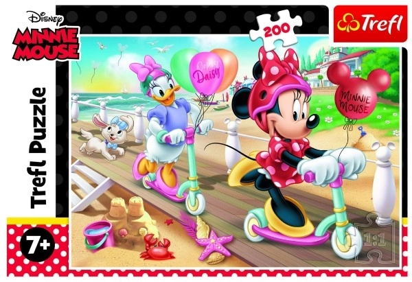 Puzzle Minnie Mouse: Sulla Spiaggia 200 Pezzi