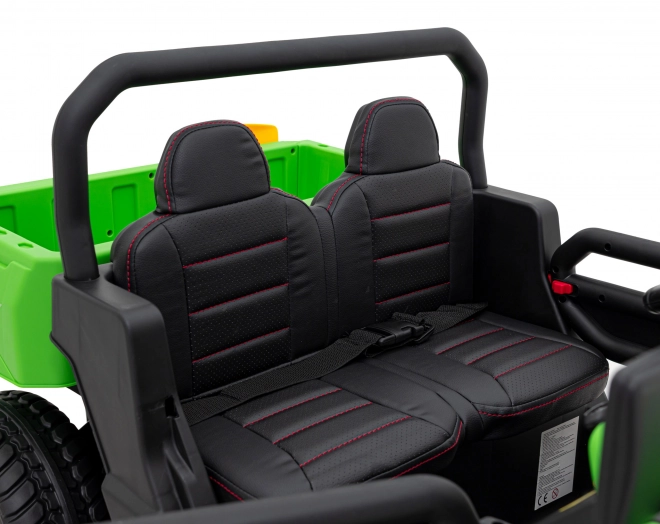 Auto Pick-Up Speed 900 pro bimbi Verdi + trazione 4x4 + pompa mobile + vano bagagli + telecomando + pala + LED audio