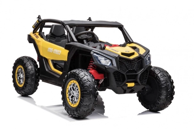 Auto elettrico buggy 4x4 dorato