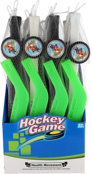 Hockey per bambini con disco di plastica 74 cm
