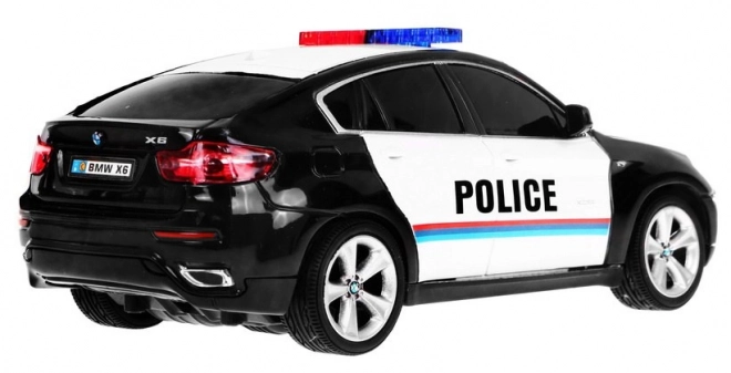 Radiocomando BMW X6 per bambini 8+ Polizia con luci