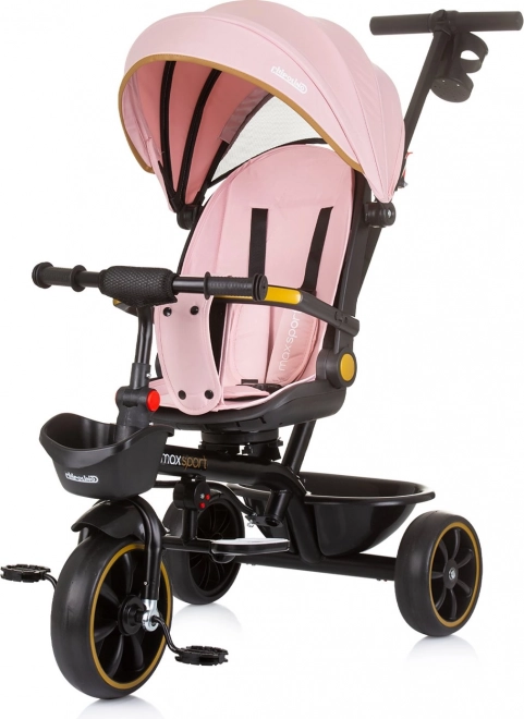 Triciclo con Cappottina Max Sport 2 in 1 Flamingo di Chipolino