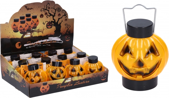 zucca di Halloween luminosa 8 × 7 cm