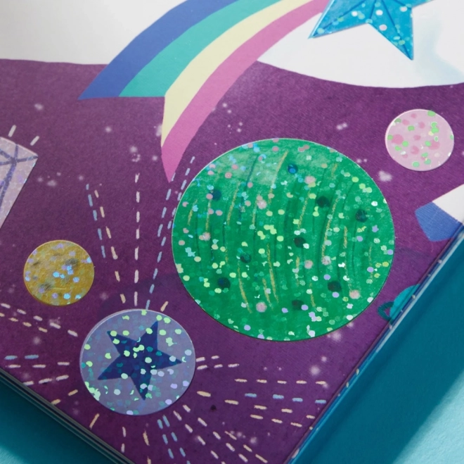 Set di adesivi scintillanti con Unicorni Magici