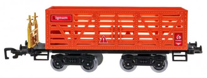 Grande Treno con Funzione Fumo per Bambini 5+ Pista da Assemblare + Treno con Vagoni