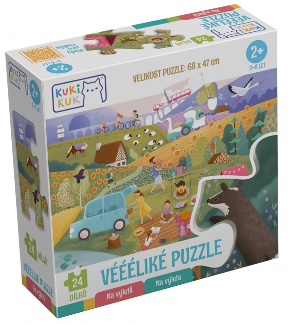 Puzzle Giganti Na výletě per Bambini