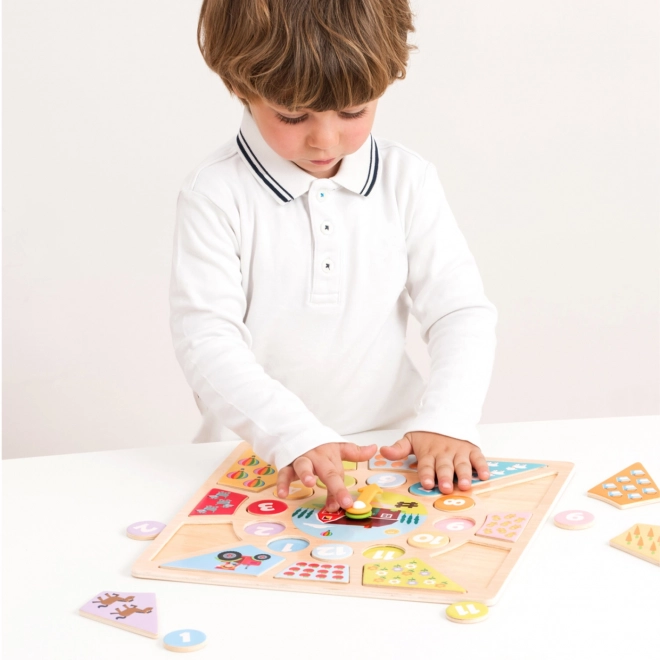 Orologio Educativo e Puzzle 2 in 1