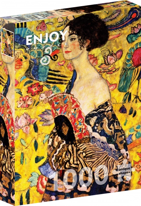 Puzzle ENJOY Gustav Klimt: La Signora con Ventaglio 1000 Pezzi