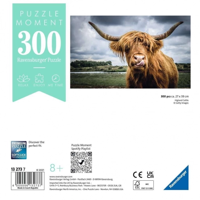 Ravensburger Puzzle Highlandský Skot 300 Pezzi