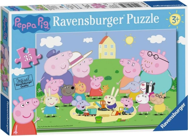 Puzzle Ravensburger Peppa Pig Picnic 35 pezzi