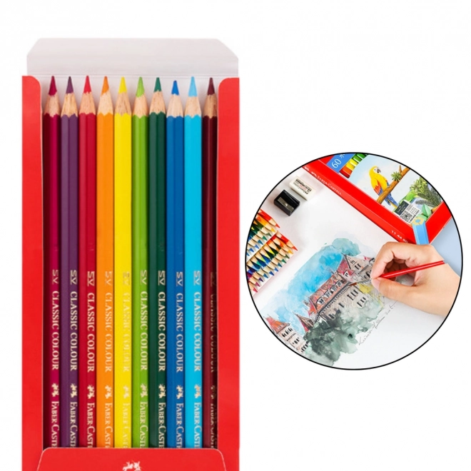 Set di matite colorate SV 24 colori intensi