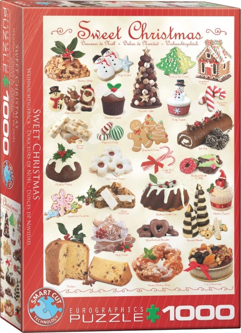 Puzzle Dolci Natalizi 1000 Pezzi