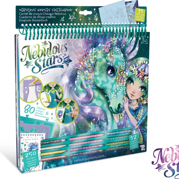 Nebulous Stars libro da colorare creativo – verde