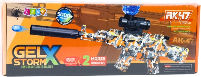 Carabina per palline gel d'acqua Graffiti AK47