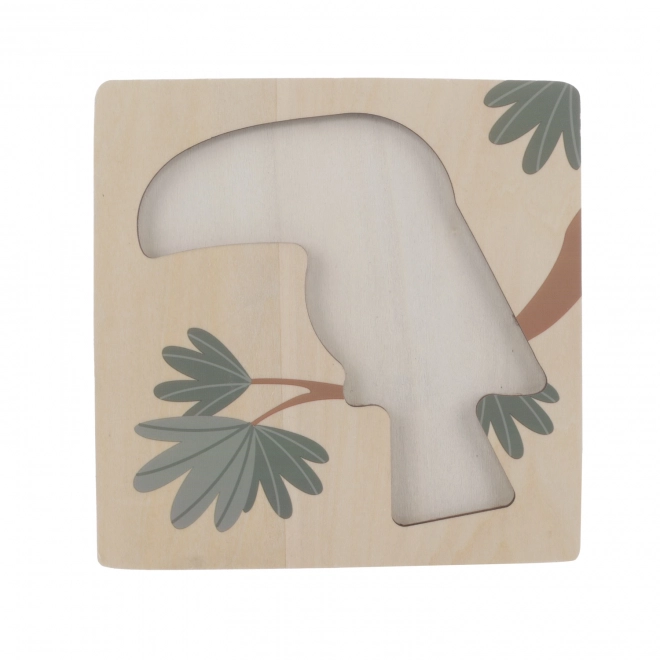 Puzzle in legno piccolo Toucan