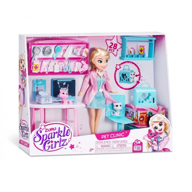 Set da gioco clinica veterinaria Sparkle Girlz