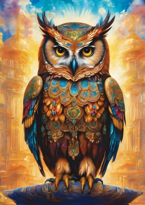 Puzzle Gufo 500 Pezzi
