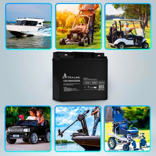 Batteria AGM 12V 18AH