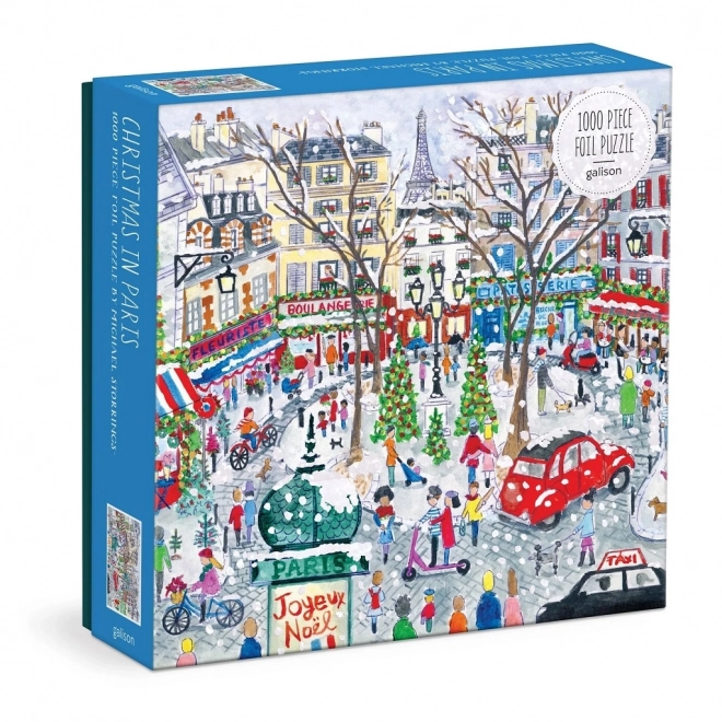 Puzzle Galison Michael Storrings Natale a Parigi 1000 pezzi